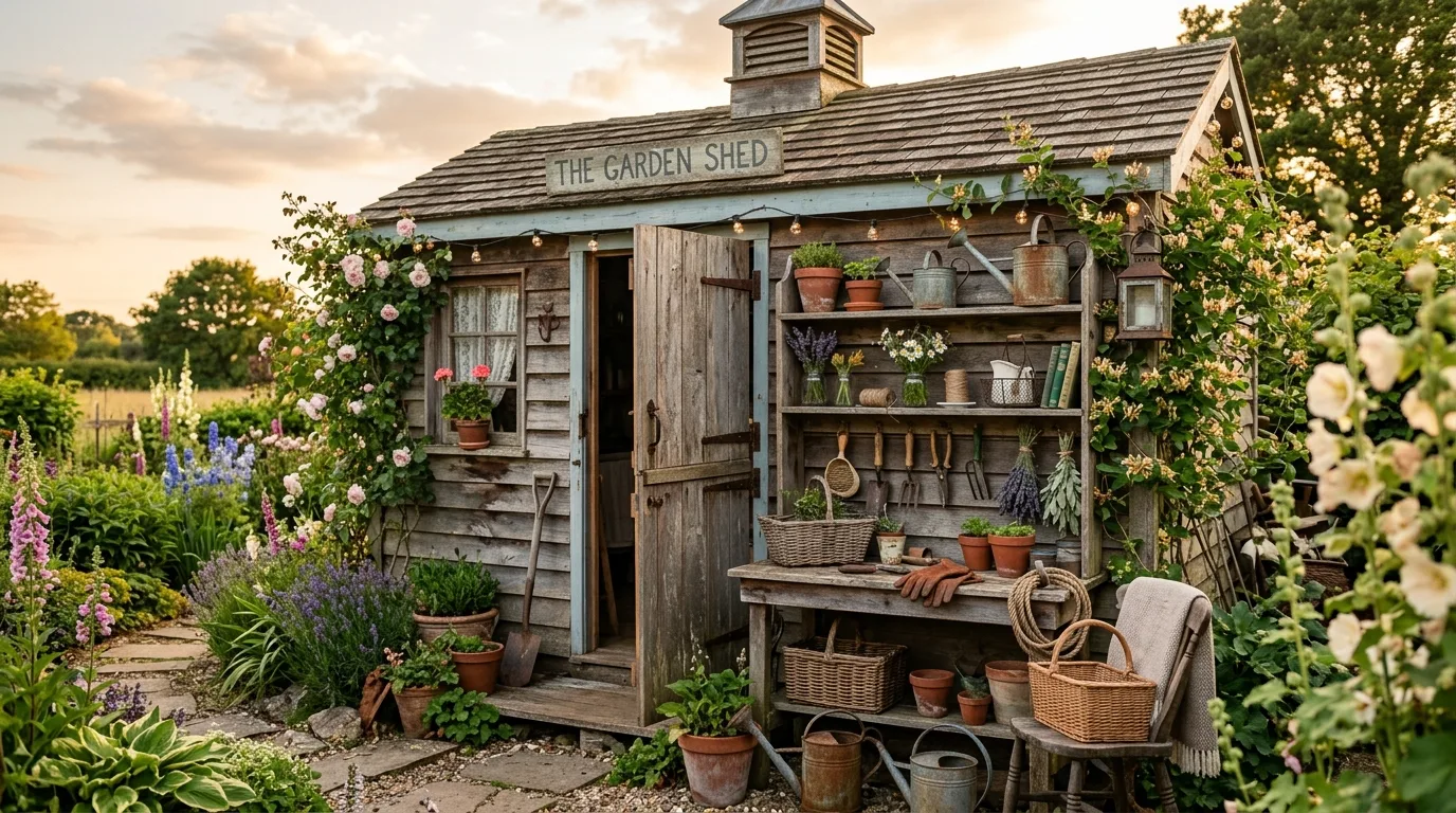 Shed With Potting Front